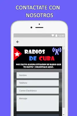 RadiosdeCuba android App screenshot 0